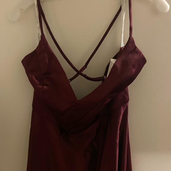 Bridesmaid dress Prom Dress DB - Wine color - Picture 5 of 9